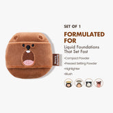 CudlβCritters Handy Velour Puff